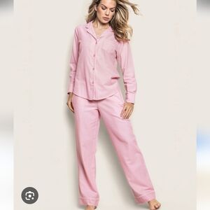 Elizabeth Cotton Pink Portuguese Flannel Winter Pajamas XL (Bx8)